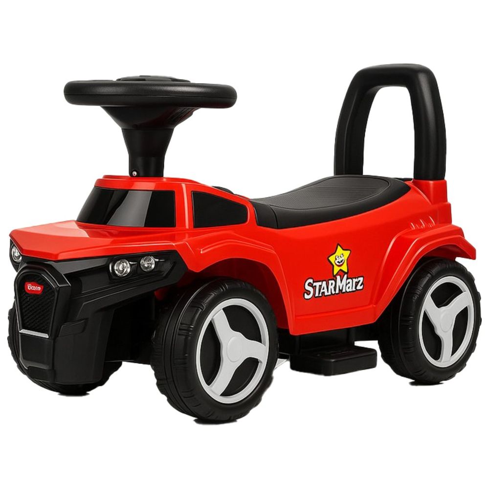 Starmarz - Foot-To-Floor Construction Ride-On Car - Red
