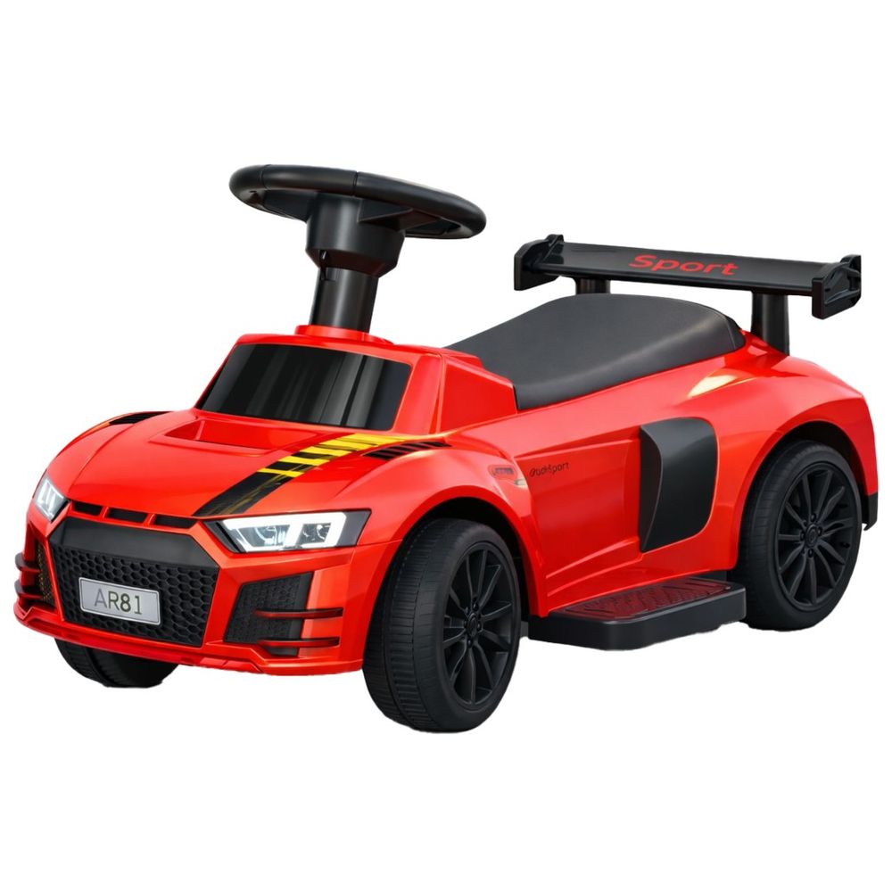Starmarz - Sports Edition Foot-To-Floor Ride-On Car - Red