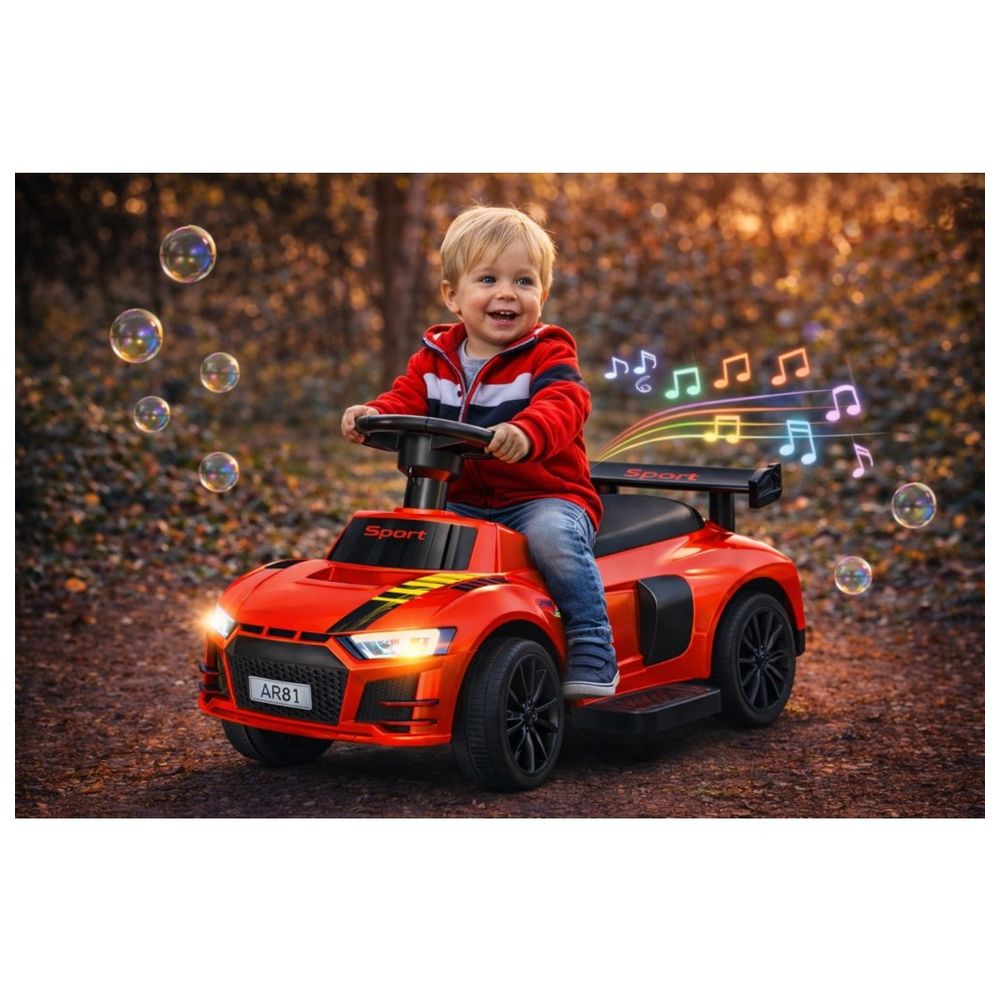 Starmarz - Sports Edition Foot-To-Floor Ride-On Car - Red
