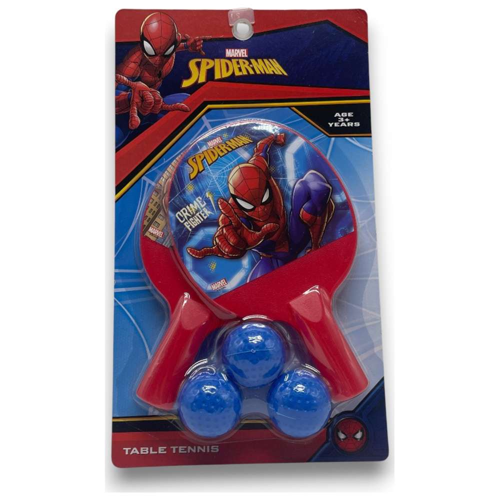Marvel - Kids Spider- Man Paddle Ball Set With 3 Balls