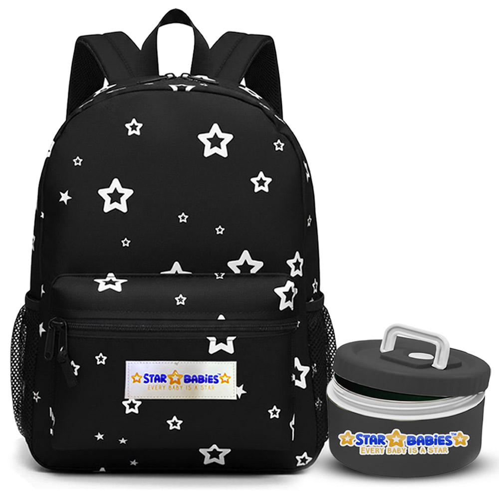 Star Babies - Star Printed Backpack With Food Jar