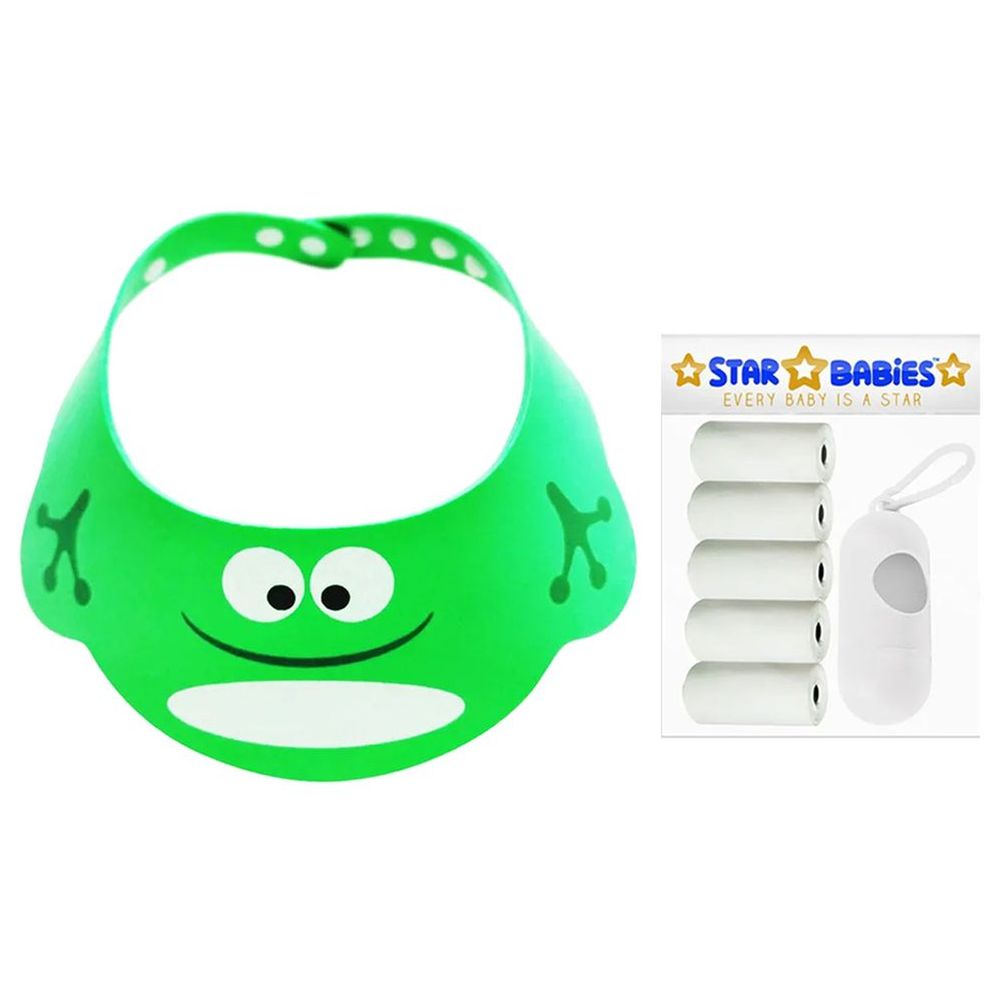 Star Babies - Kids Shower Cap w/ Scented Bag 5Pcs w/ Dispenser - White