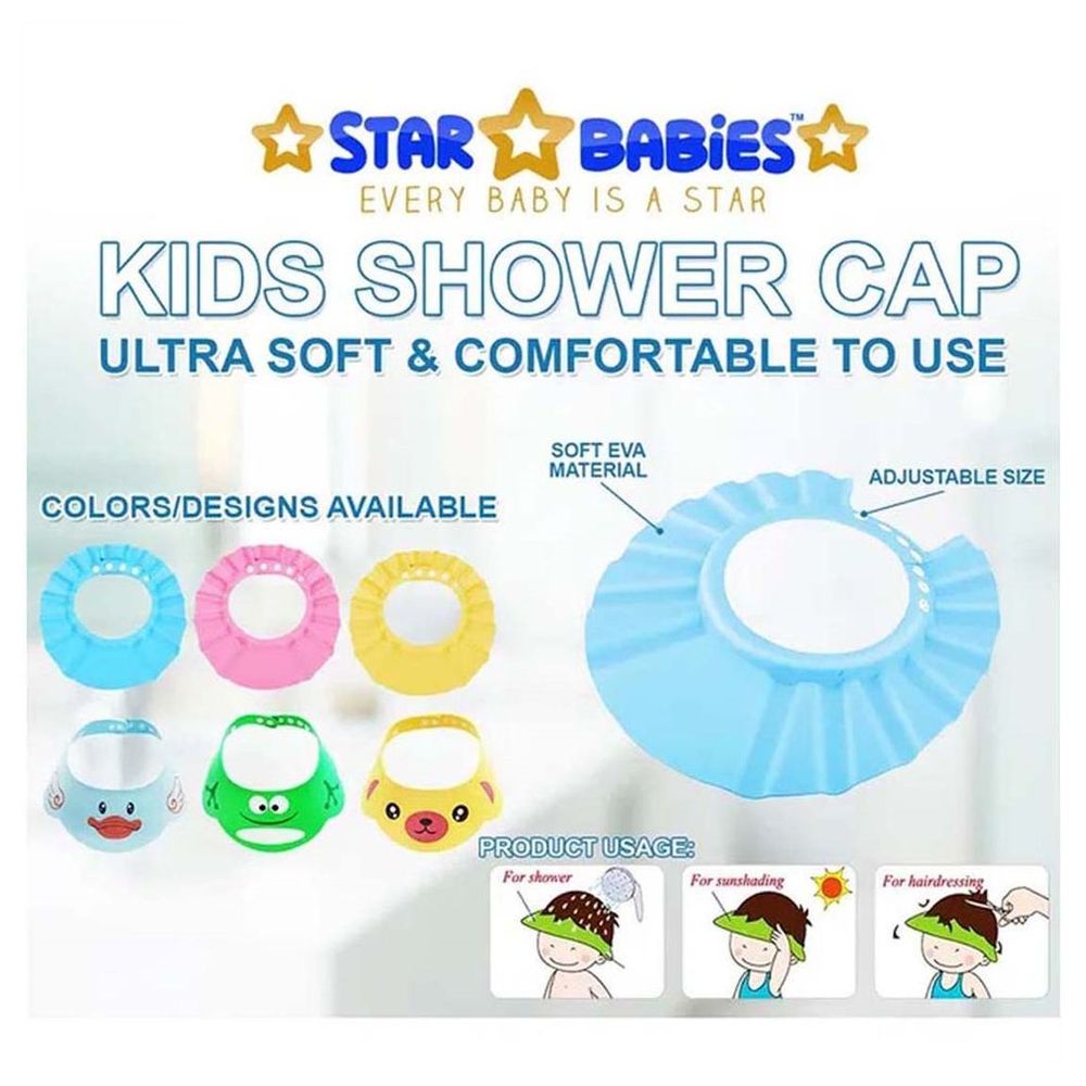 Star Babies - Adjustable Shower Cap & Scented Bag 5Pcs w/ Dispenser