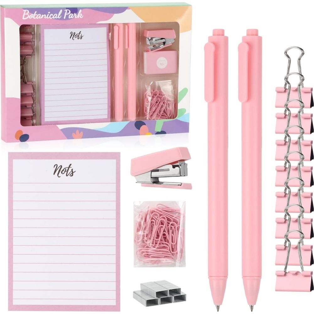 Star Babies - Stationery Set - Pink - 7 Pc Set
