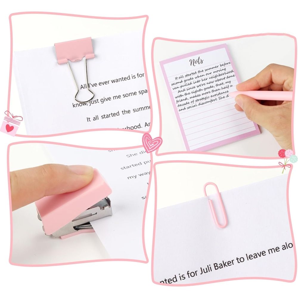 Star Babies - Stationery Set - Pink - 7 Pc Set