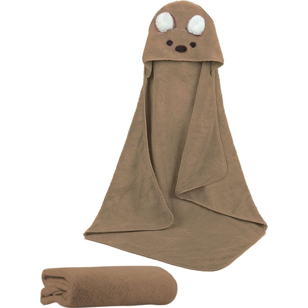 Star Babies - Baby Hooded Towel With Scented Nappy Bag - 6 Pc Set