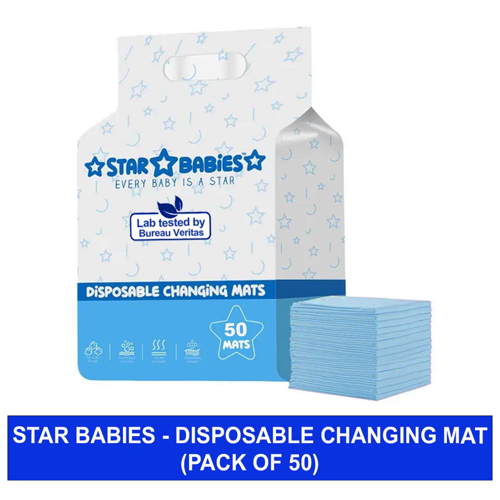 Star Babies - Disposable Changing Mats - L - 45x60 cm