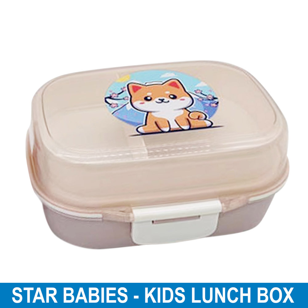 Star Babies - 2-Compartment Lunch Box - Beige