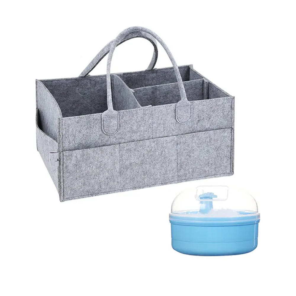 Star Babies - Caddy Diaper Bag With Powder Puff - Color May Vary