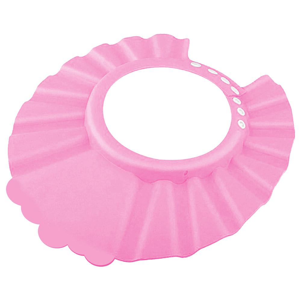 Star Babies - Kids Shower Cap - Pink With Rubber Duck - Yellow - 4 Pcs