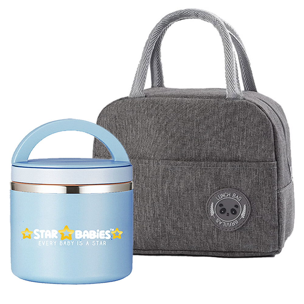 Star Babies - Mealtime Duo Insulated Mini Lunch Bag With Stainless Steel Food Jar