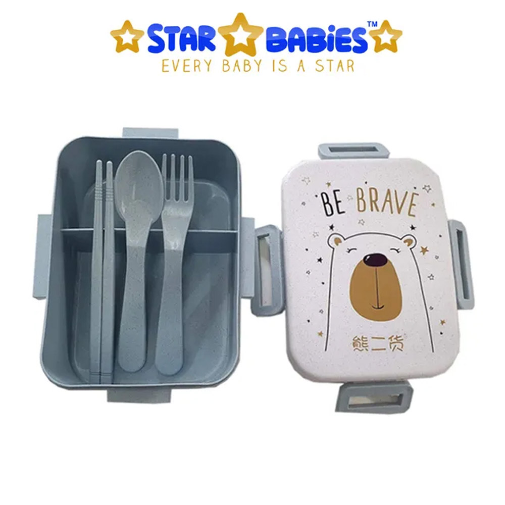 Star Babies - Kids Lunch Combo - Charcoal - 16 Pc Set