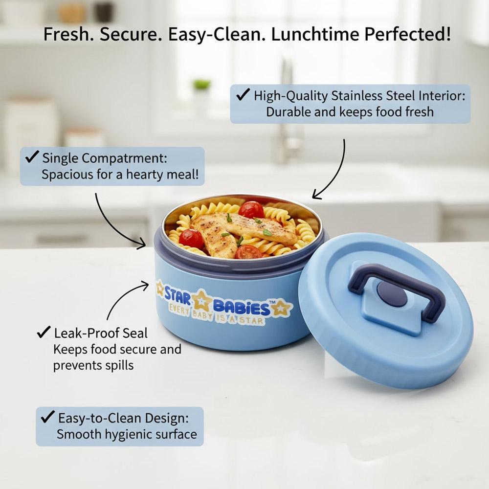 Star Babies - Stainless Steel Portable Food Jar