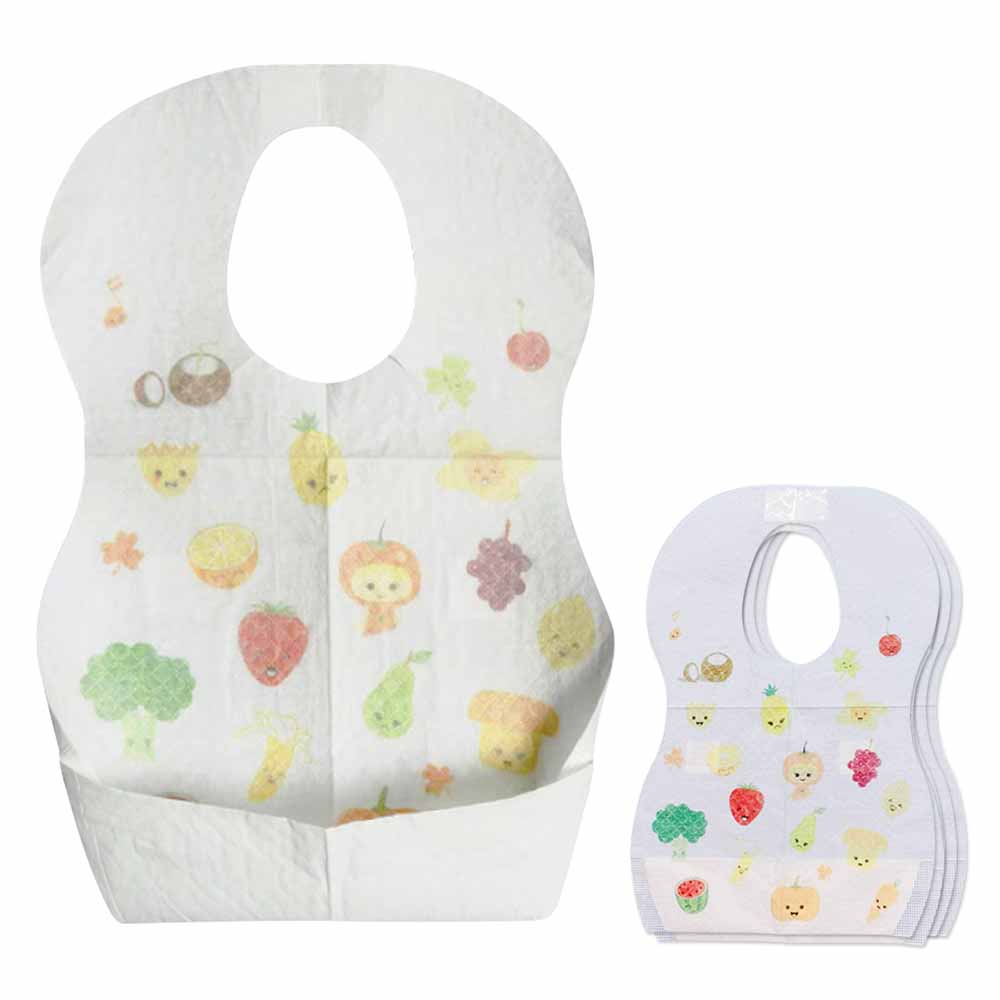 Star Babies - Fruit Printed Disposable Bibs