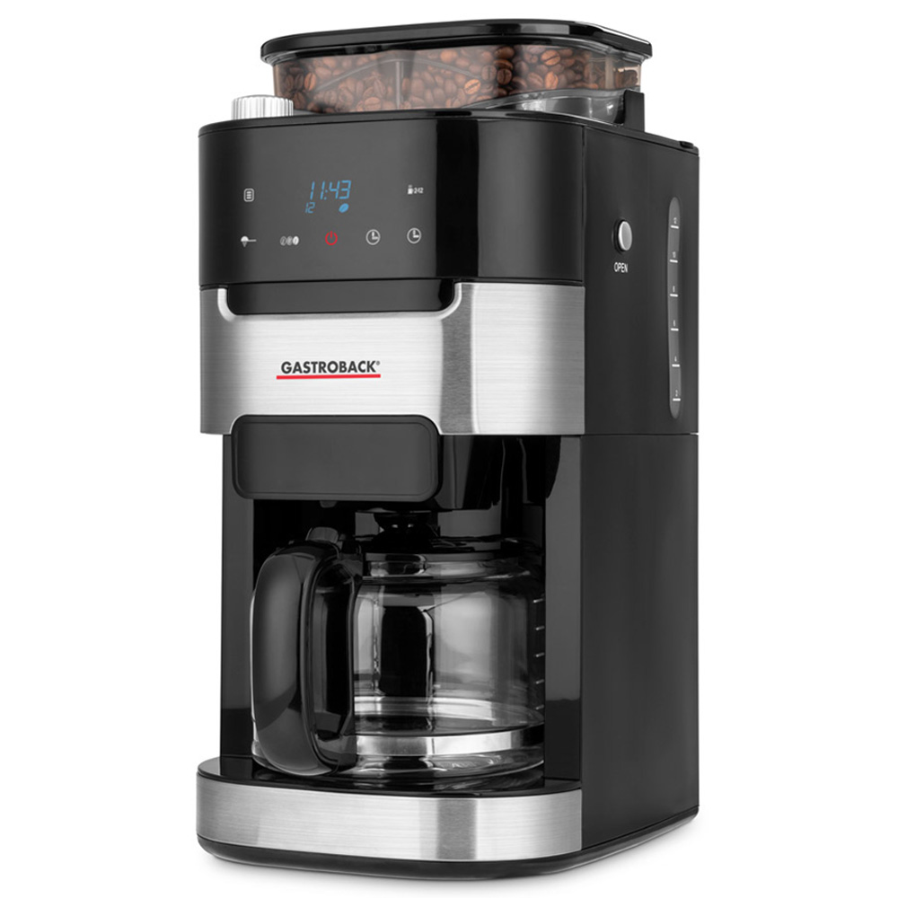 Gastroback Coffee Machine Grind & Brew Pro Thermo - Black