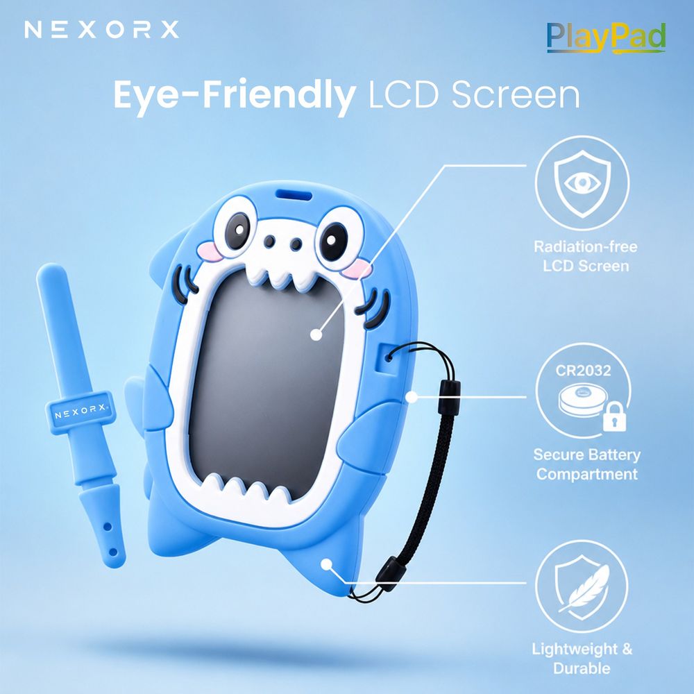 Nexorx - Play Pad Animal Series Kids Doodle Drawing Pad - Baby Shark