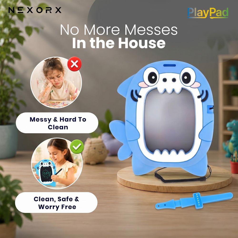 Nexorx - Play Pad Animal Series Kids Doodle Drawing Pad - Baby Shark