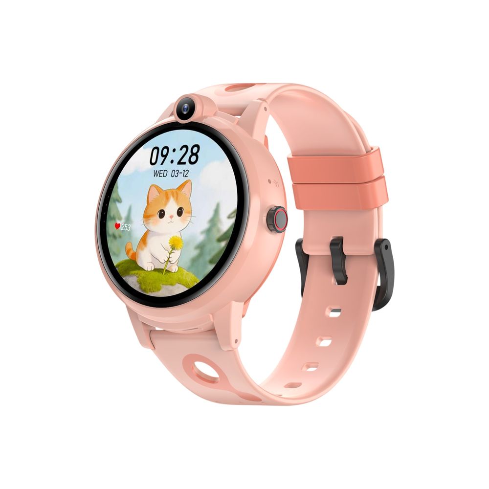 Nexorx - KiddoTime Alpha R Kids Smartwatch - Pink - 1.32-Inch