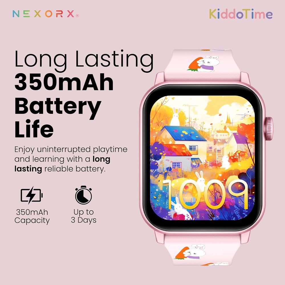 Nexorx - Kiddotime Kids Smart Watch - Pink