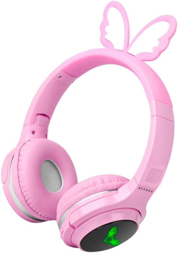 Nexorx - Nextunes 003 Lite Kids Bluetooth Headphones - Pink