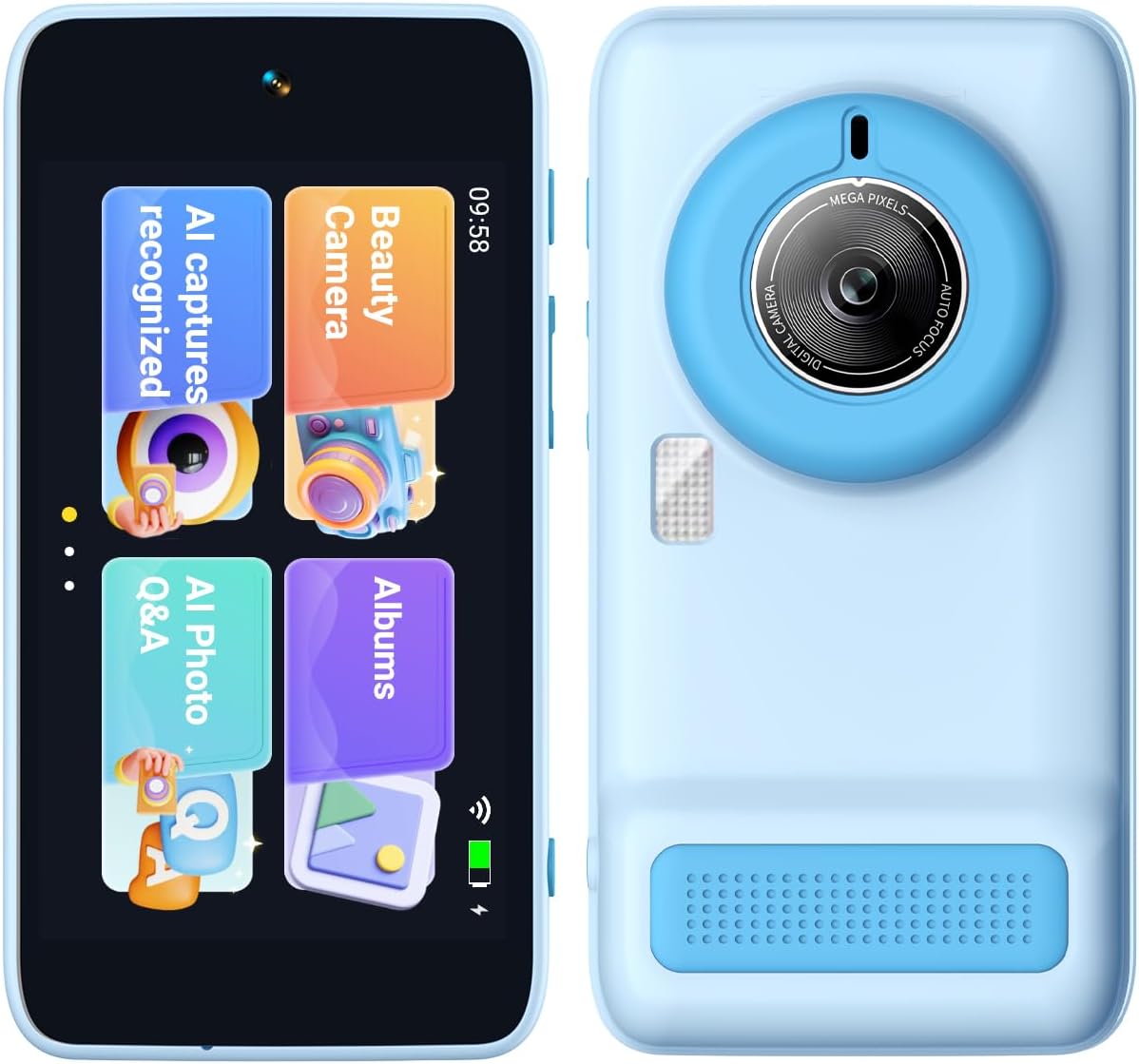 Nexorx - Kids Snap Buddy AI Camera - Blue