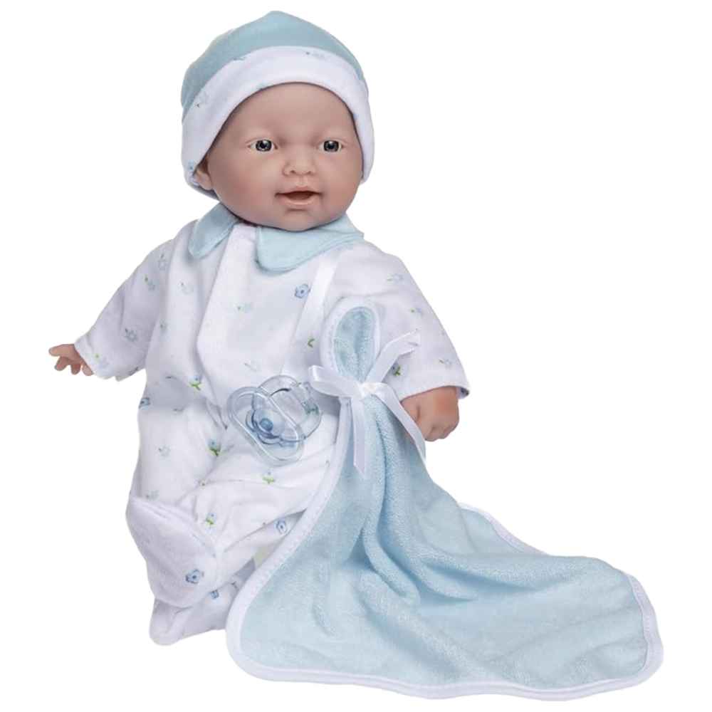 Jc Toys - La Baby Doll w/ Accessories - Blue/White - 11-Inch