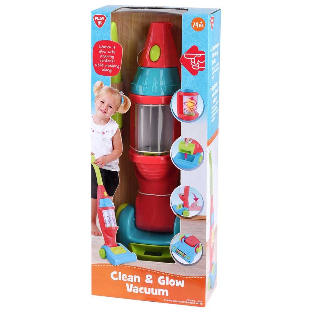 Playgo - Clean & Glow Vacuum Pretend Play Toy