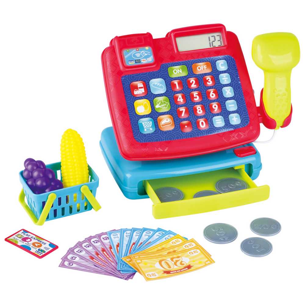 Playgo - Smart Cash Register Playset - 26 Pcs