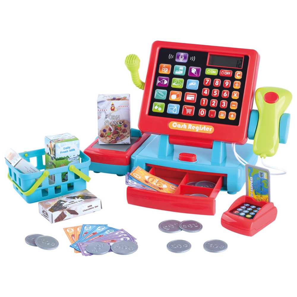Playgo - Touch And Count Supermarket Till Playset - 37 Pcs