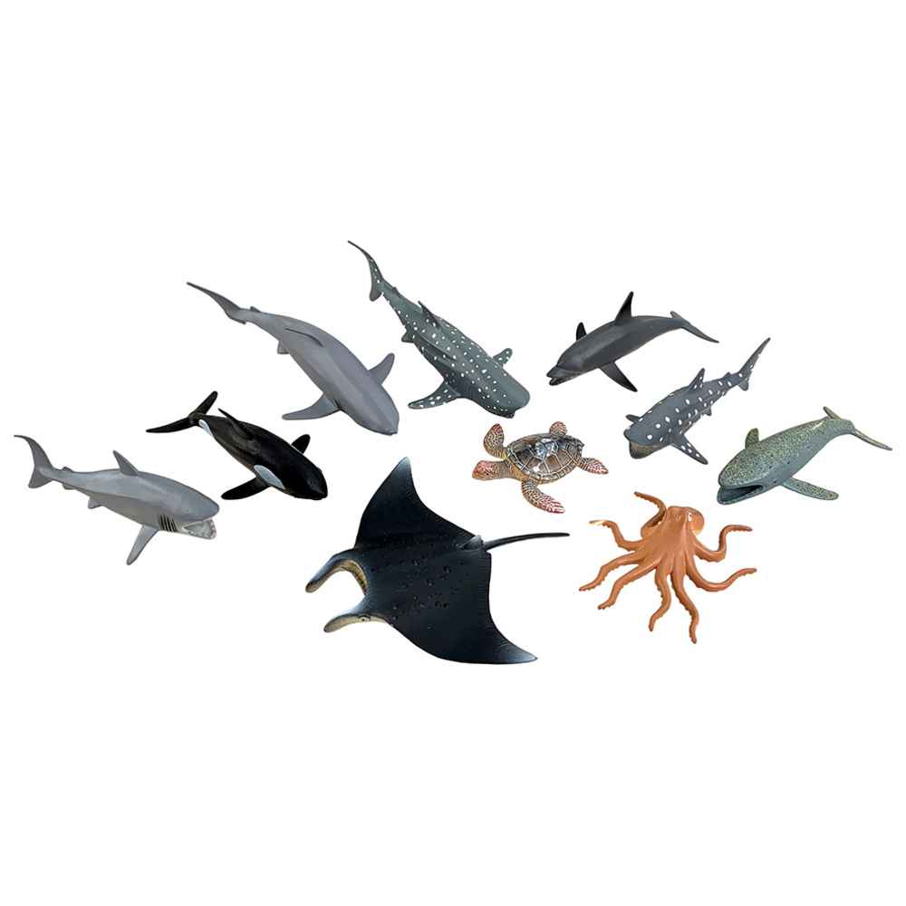 Wenno - Ocean Animals In Window Box - 10 Pcs