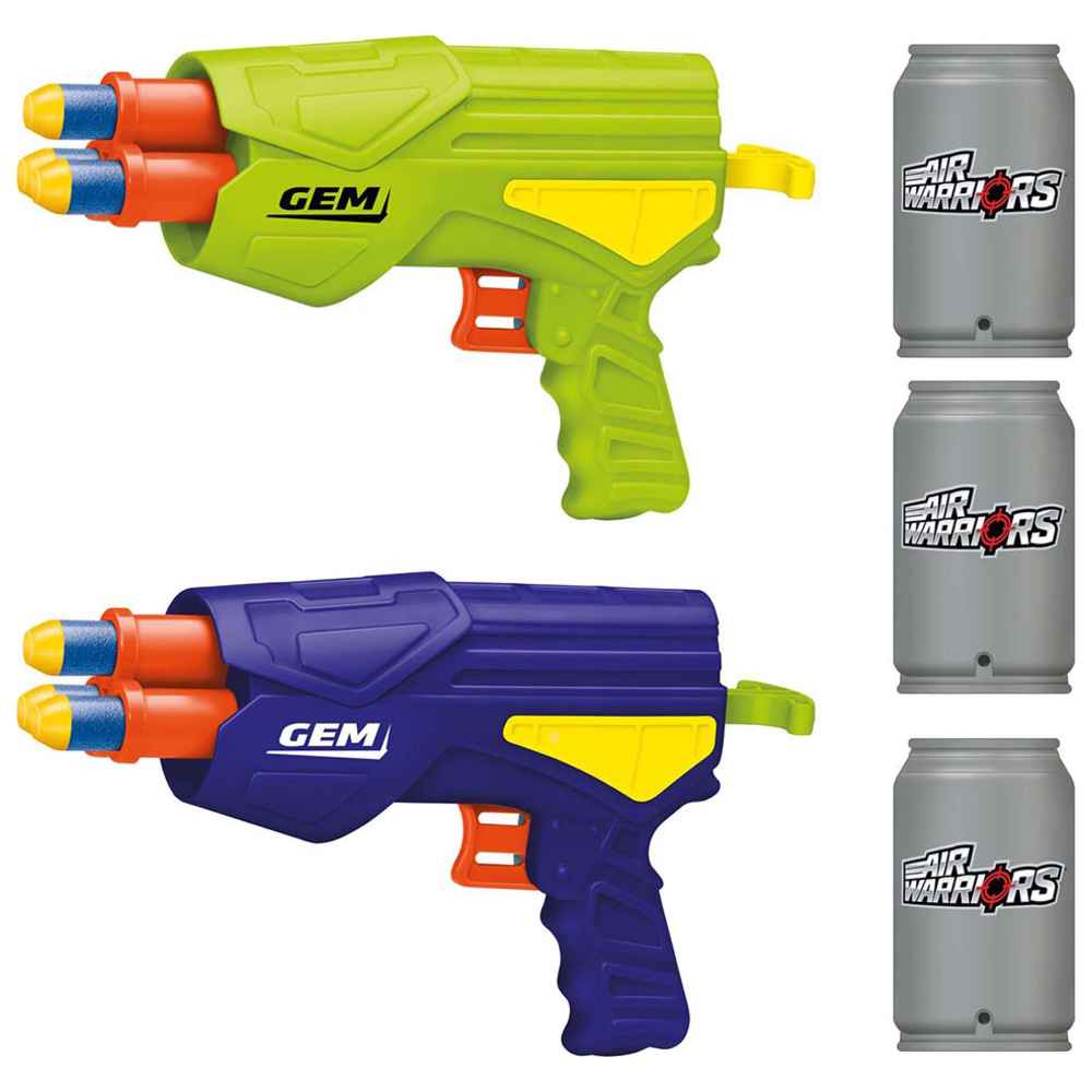 Buzzbee Toys - Air Warriors Gem Toy Gun - 25 Pcs