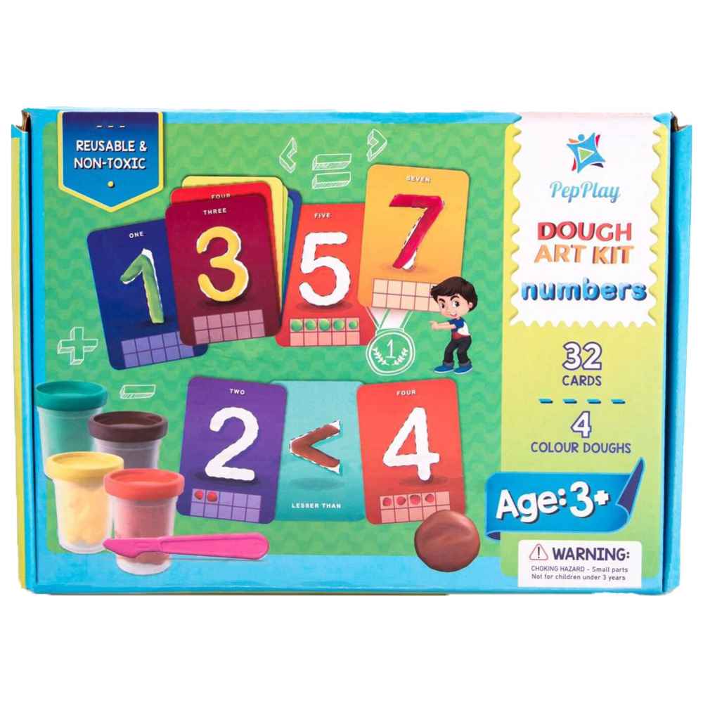 Pepplay - Number Dough Art Kit - 36 Pcs