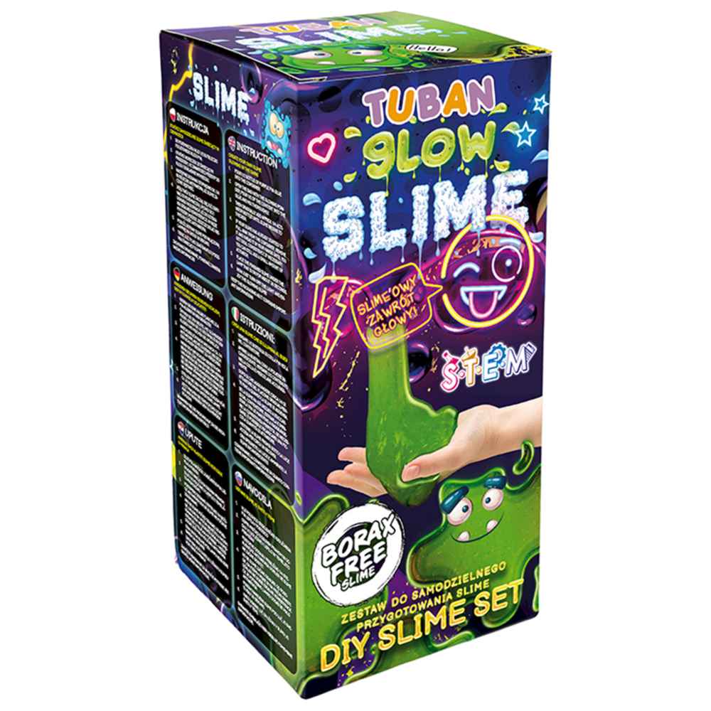 Tuban - Glow In The Dark Diy Slime Kit - 6 Pcs