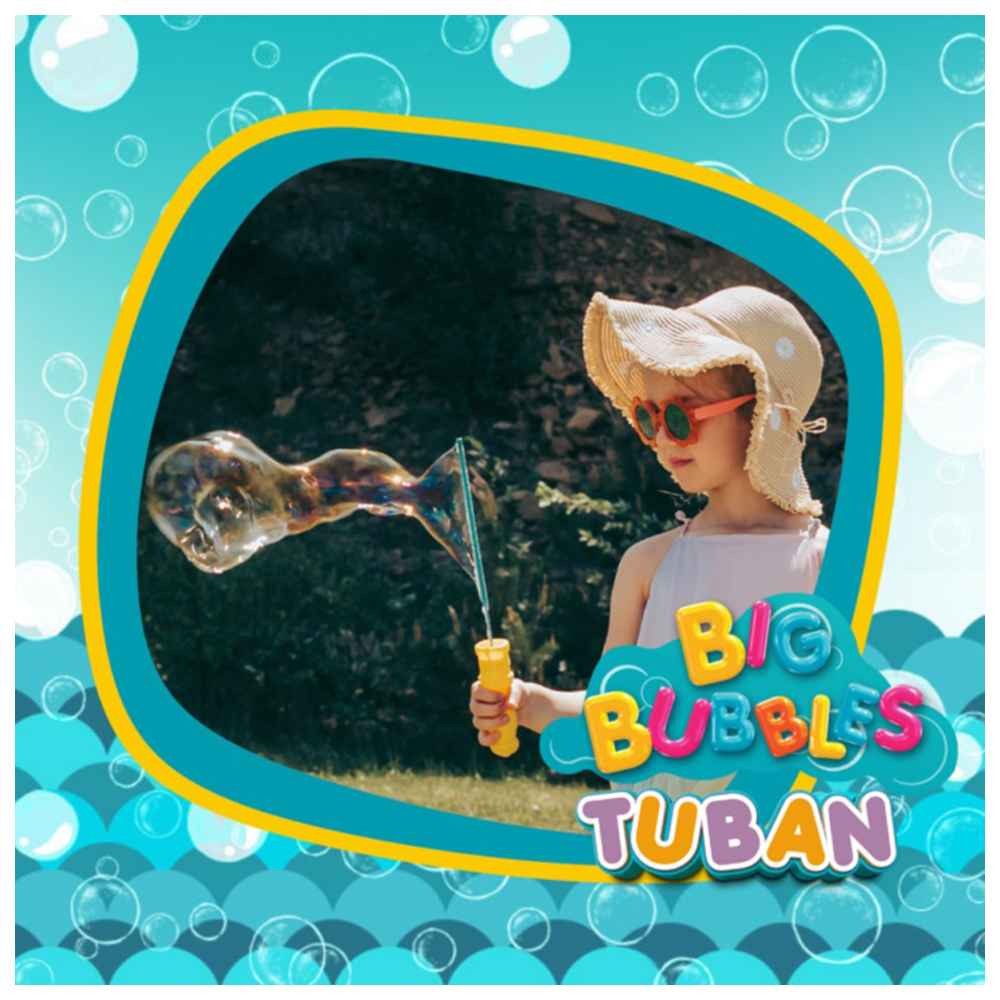 Tuban - Soap Bubble Ring Mini Butterfly & Liquid Set - 400 ml - 2 Pcs