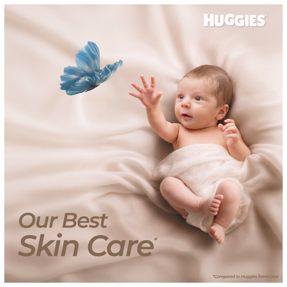 Huggies - Free Feel Newborn Baby Diapers - Size 2 - 5-7 kg - 25 Count