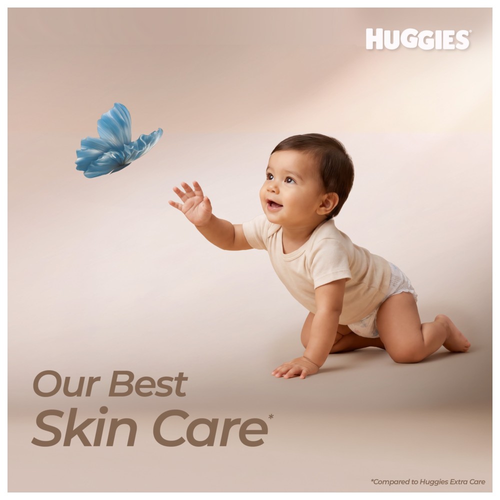 Huggies - Free Feel Active Baby Diapers - Size 4+ - 12-18 kg - 64 Count
