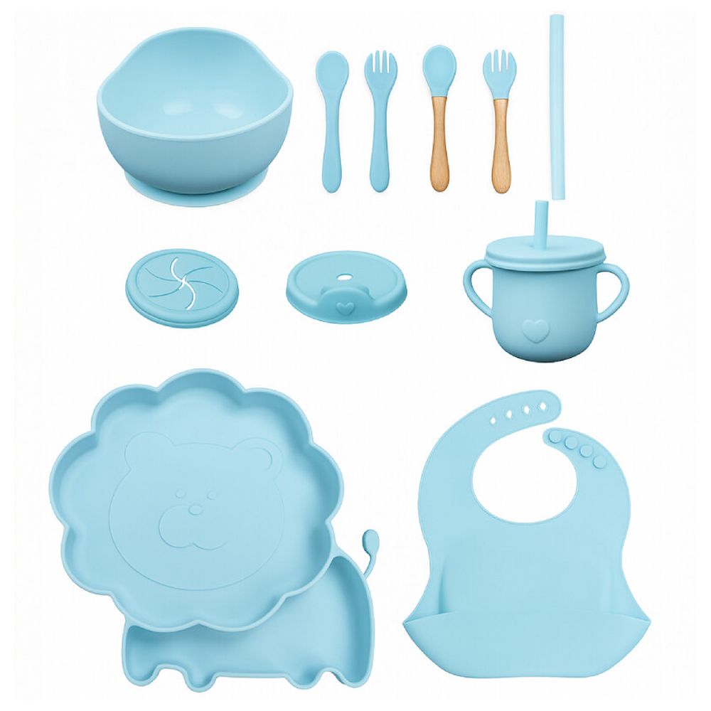 Factory Price - Nora Baby Feeding Tableware Set - 12 Pcs - Lion