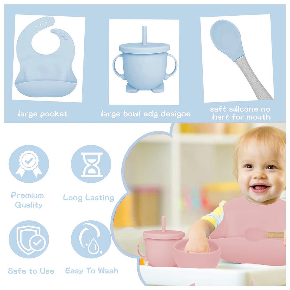 Factory Price - Nora Baby Feeding Tableware Set - 12 Pcs - Lion