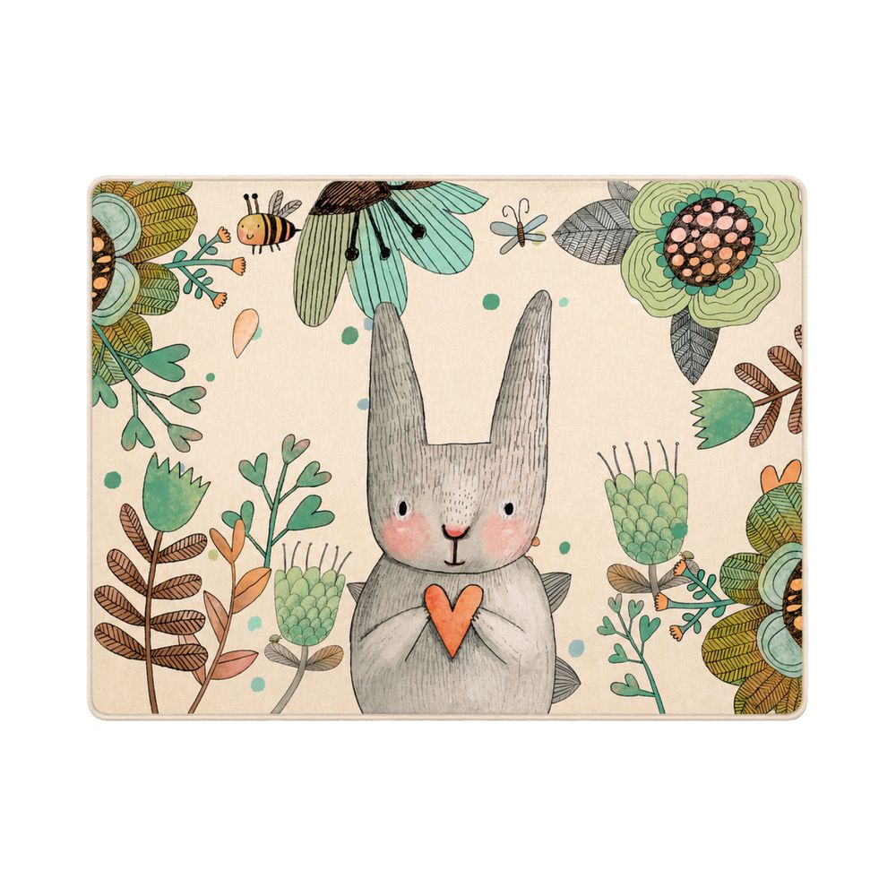 Factory Price - Kid's Cute Rabbit Design Play Mat Rug - 160 x 200 cm