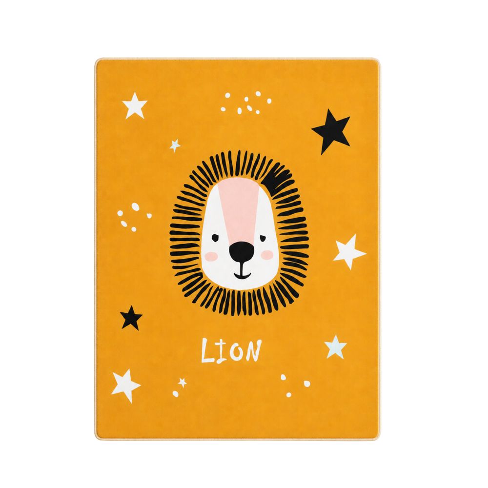 Factory Price - Kid's Lion Design Room Play Mat Rug - 160 x 200 cm