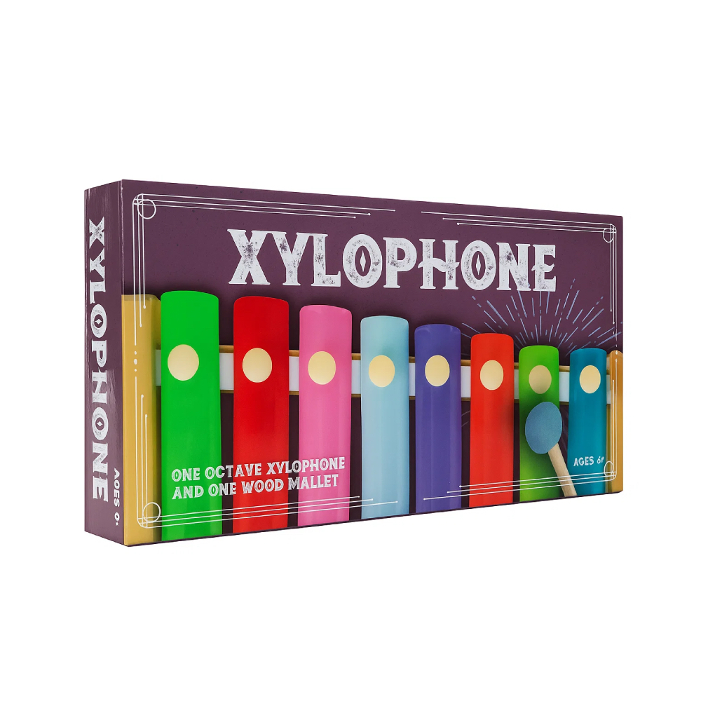 Factory Price Gradient Wooden Xylophone - Rainbow
