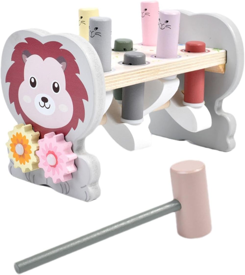 Factory Price - Multifunctional Whack-A-Mole Early Learning Toy - Lion
