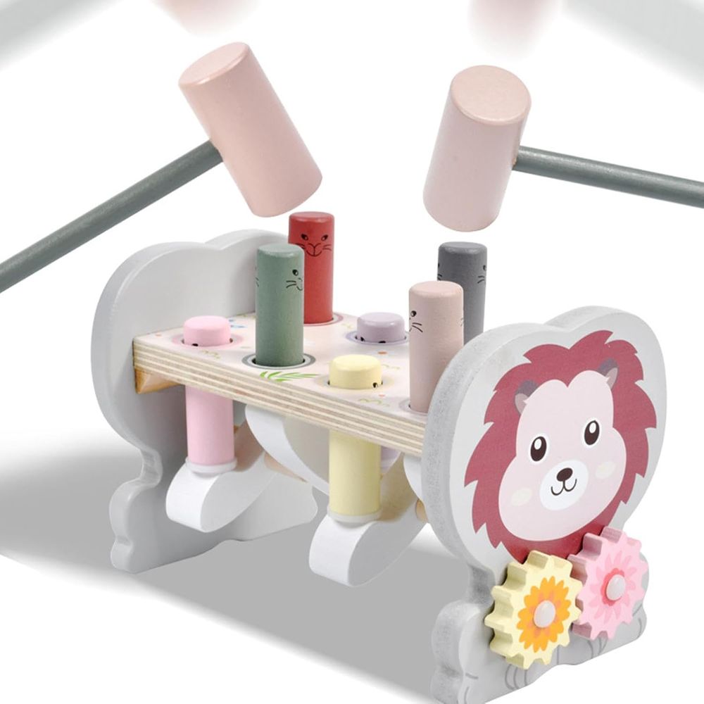Factory Price - Multifunctional Whack-A-Mole Early Learning Toy - Lion