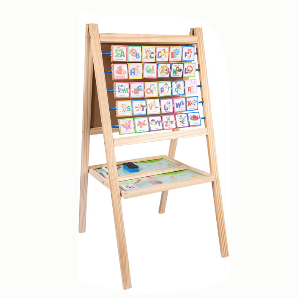Factory Price - Kids Double Sided Magnetic Wooden Board