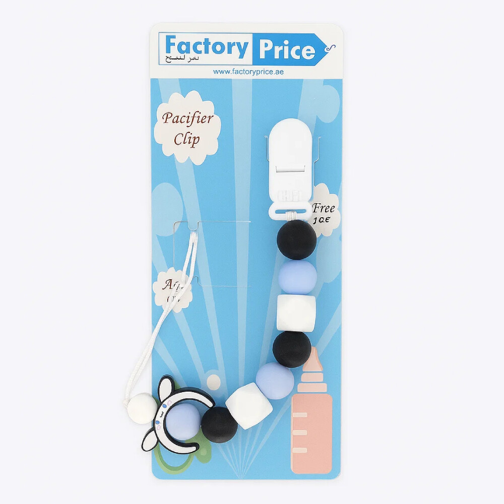Factory Price - C Kiko Silicone Pacifier Clip - Multicolor