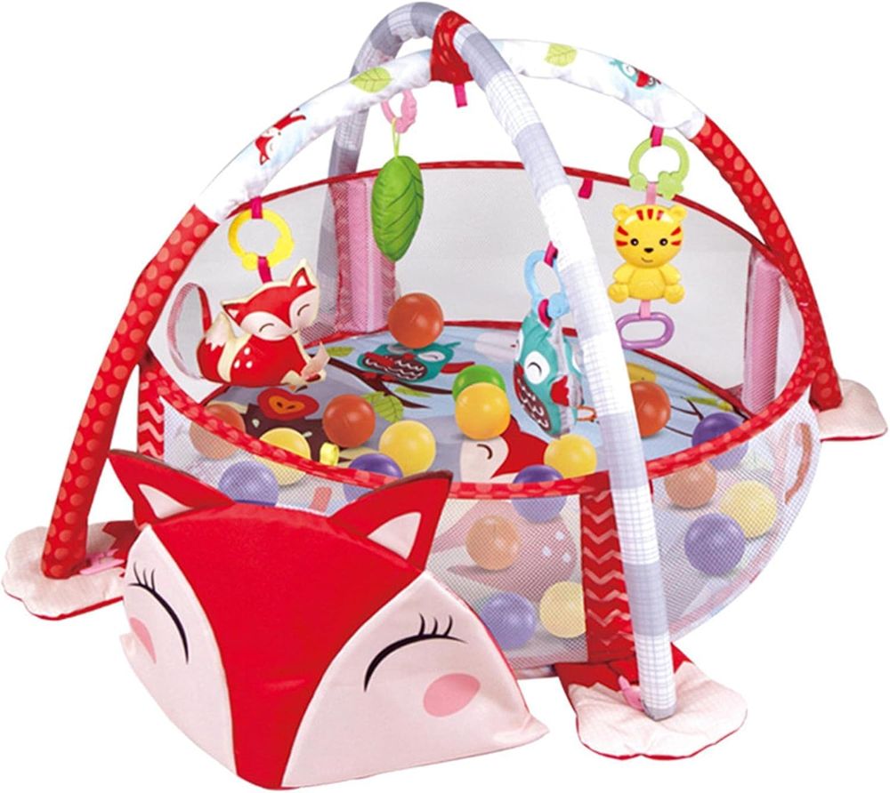 Factory Price - Cute Fox Activity Play Gym with Ball Pit