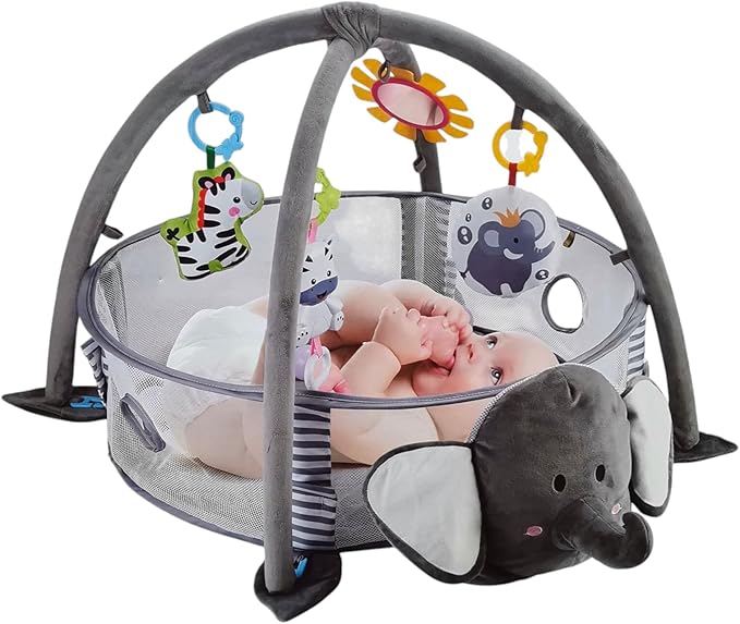 Factory Price - Elephant Activity Play Gym with Ball Pit