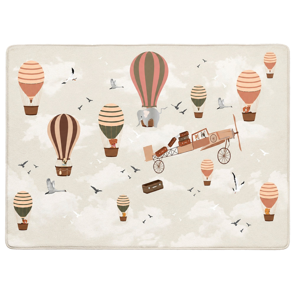 Factory Price - Hot Air Balloon Kids Cushion Play Mat - 160 x 200 cm