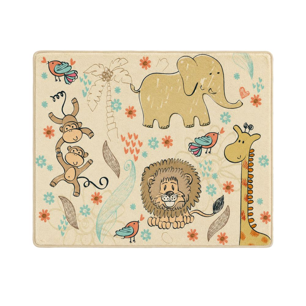 Factory Price - Kid's Jungle World Design Play Mat Rug - 160 x 200 cm