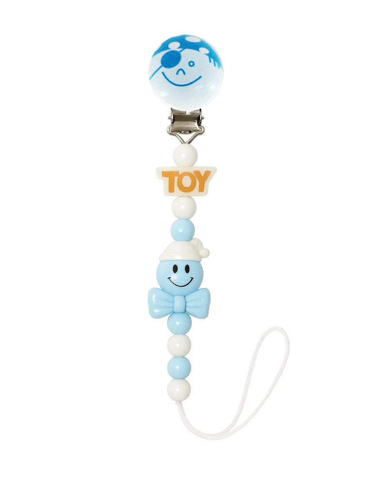 Factory Price - Finn Wooden Pacifier Clip - Blue